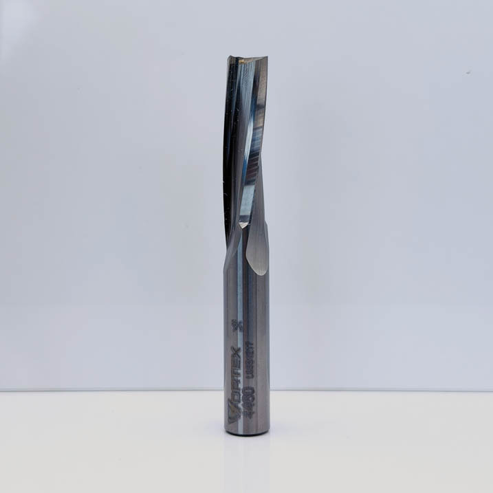 Vortex 4460 – 3-Flute Low-Helix Upcut Finishing Router Bit – 1/2 in Diameter