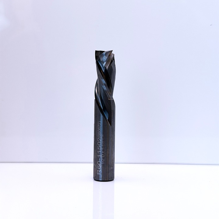 Royce Ayr R60-11502 - Solid Carbide Triple Flute Compression Router Bit - 1/2 in Dia x 1-1/8 in Cut x RH