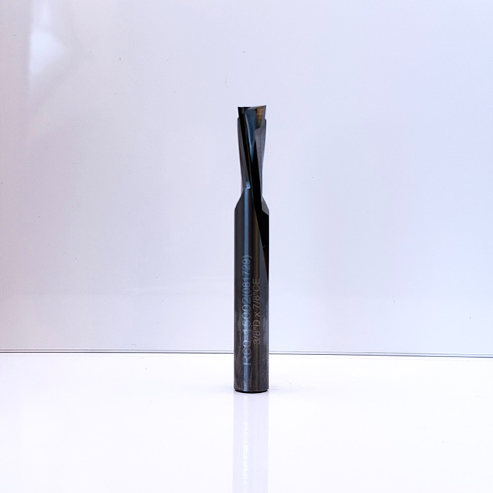 Royce Ayr R60-15002 - Solid Carbide Low Helix Compression Router Bit - 3/8 in Dia x 7/8 in Cut x RH