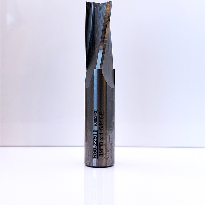 Royce Ayr Solid Carbide Low Helix Upcut Router Bit - 3/4" Diameter x 1-5/8" Cut