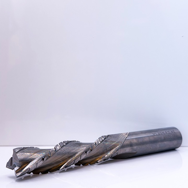 Royce Ayr R60-32008 - Solid Carbide Triple Flute Chipbreaker Finisher Downcut Router Bit - 3/4 in Dia x 3-1/8 in Cut x RH