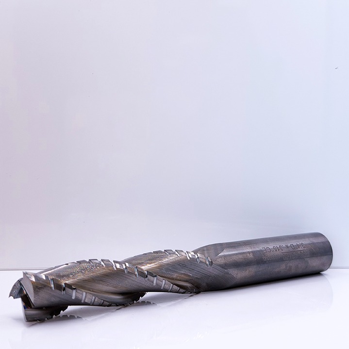 Royce Ayr R60-32108 - Solid Carbide Triple Flute Chipbreaker Finisher Upcut Router Bit - 3/4 in Dia x 3-1/8 in Cut x RH