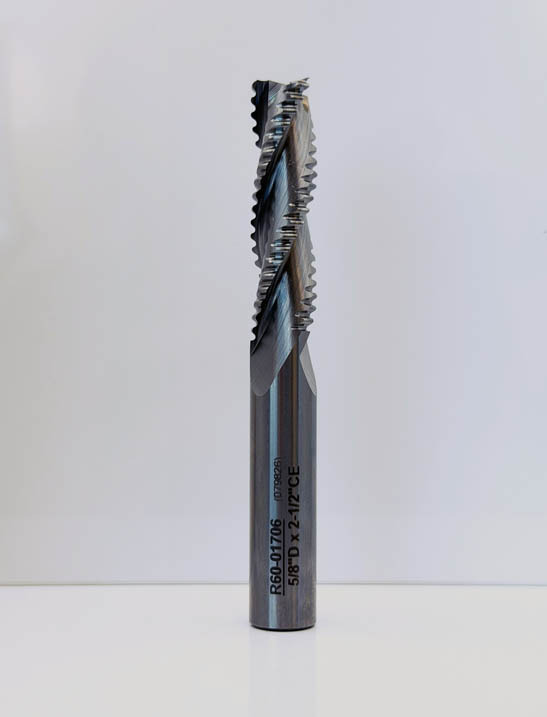Royce Ayr R60-01706 - Solid Carbide High Helix Ripper Upcut Router Bit - 5/8 in Dia x 2-1/2 in Cut x RH