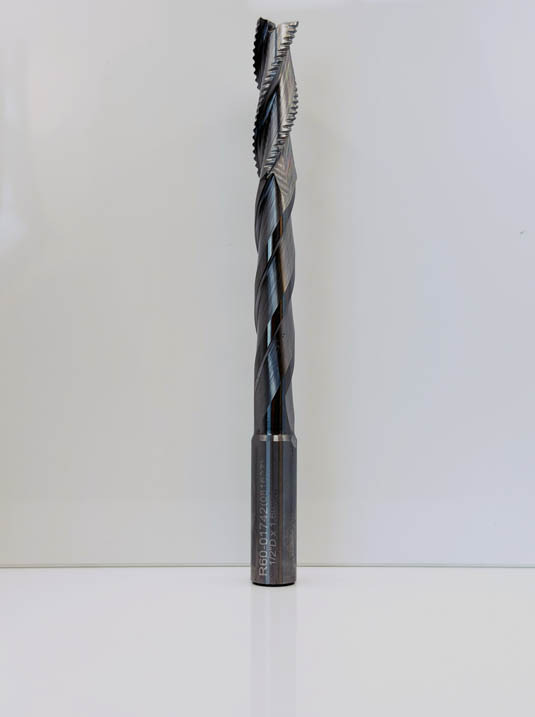 Royce Ayr R60-01742 - Solid Carbide Lock Mortise Tool Upcut Router Bit - 1/2 in Dia x 1-1/2 in Cut x RH