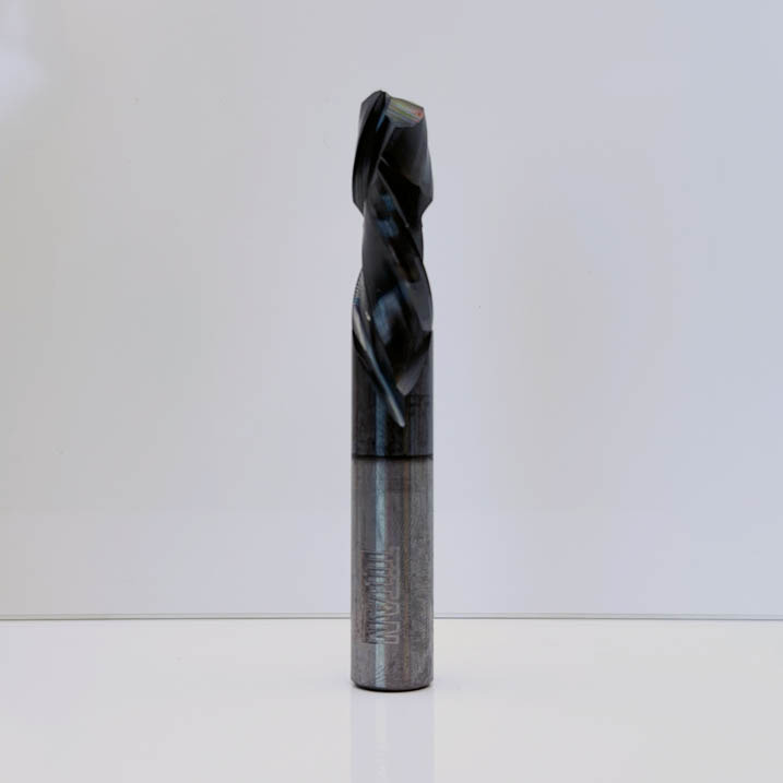 Royce Ayr R60-11403UM - Solid Carbide Double Flute Compression Router Bit - 1/2 in Dia x 1-1/8 in Cut x RH