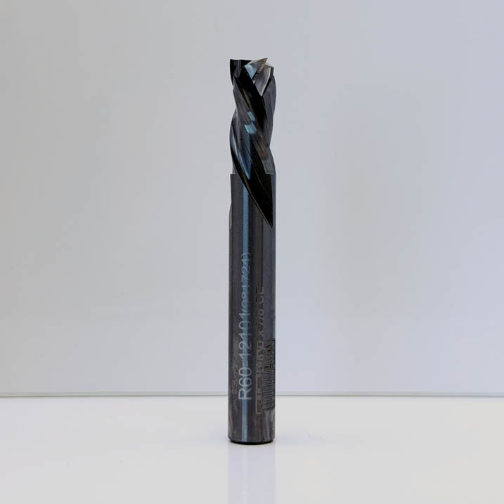 Royce Ayr R60-12101 - Solid Carbide Triple Flute Compression Router Bit - 3/8 in Dia x 7/8 in Cut x RH