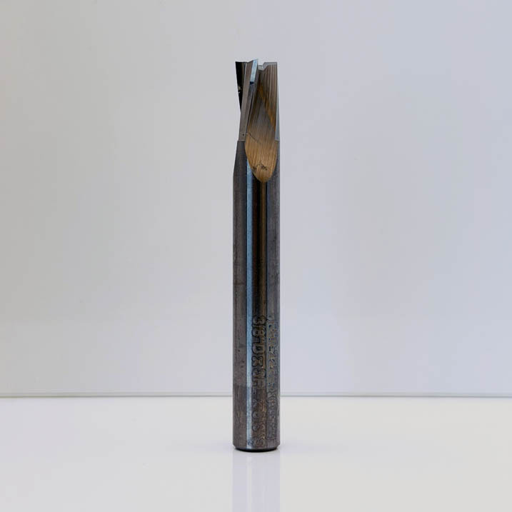 Royce Ayr 3-Flute Low Helix Up-Cut Solid Carbide Router Bit - 3/8" Diameter x 5/8" Cut