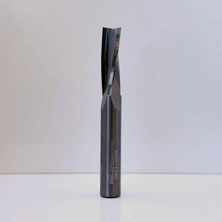 Royce Ayr Solid Carbide Low Helix Upcut Router Bit - 1/2" Diameter x 1-5/8" Cut