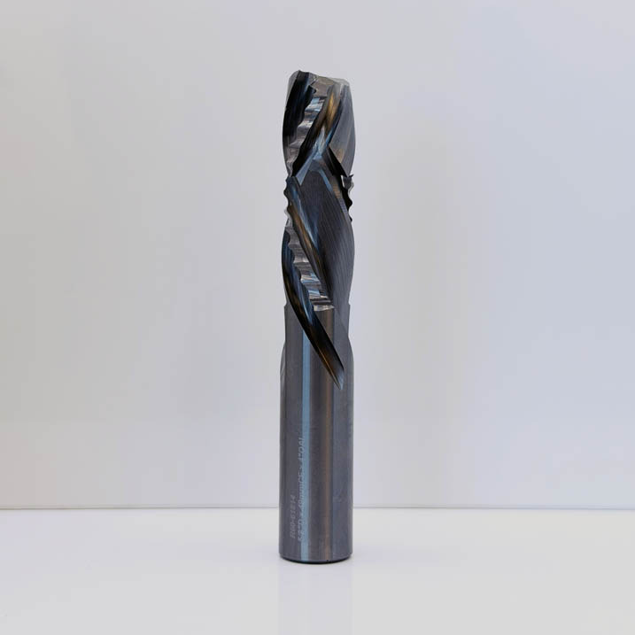 Royce Ayr R60-61814 - Solid Carbide Quadruple Flute Combination Compression Router Bit - 5/8 in Dia x 1-7/8 in Cut x RH
