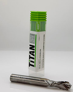 GreenCap 3/8 in 9.53 mm chipbreaker MTCE compression CNC router bit