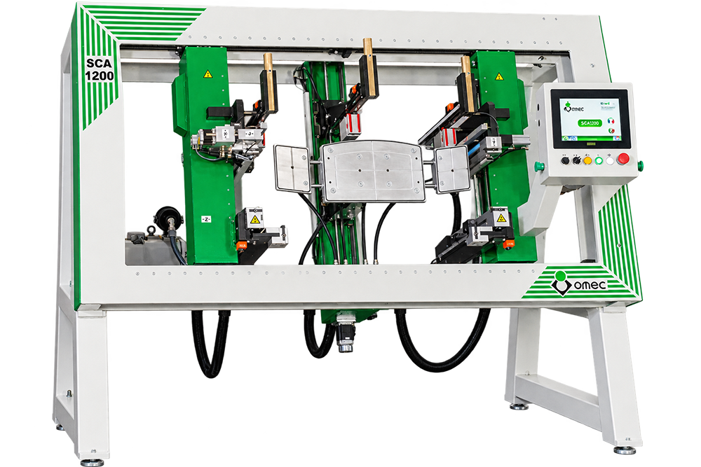 OMEC SCA 1200 seven-axis automatic drawer clamp