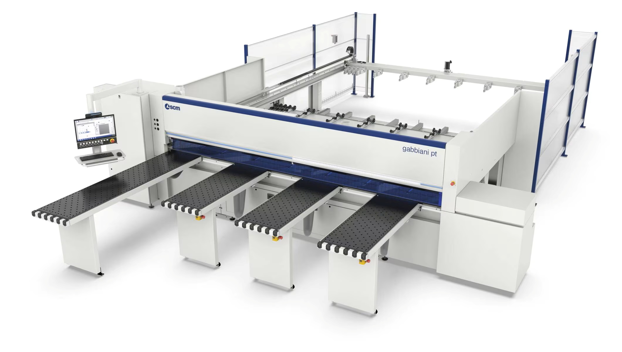 SCM Gabbiani PT automatic rear-loading beam saw