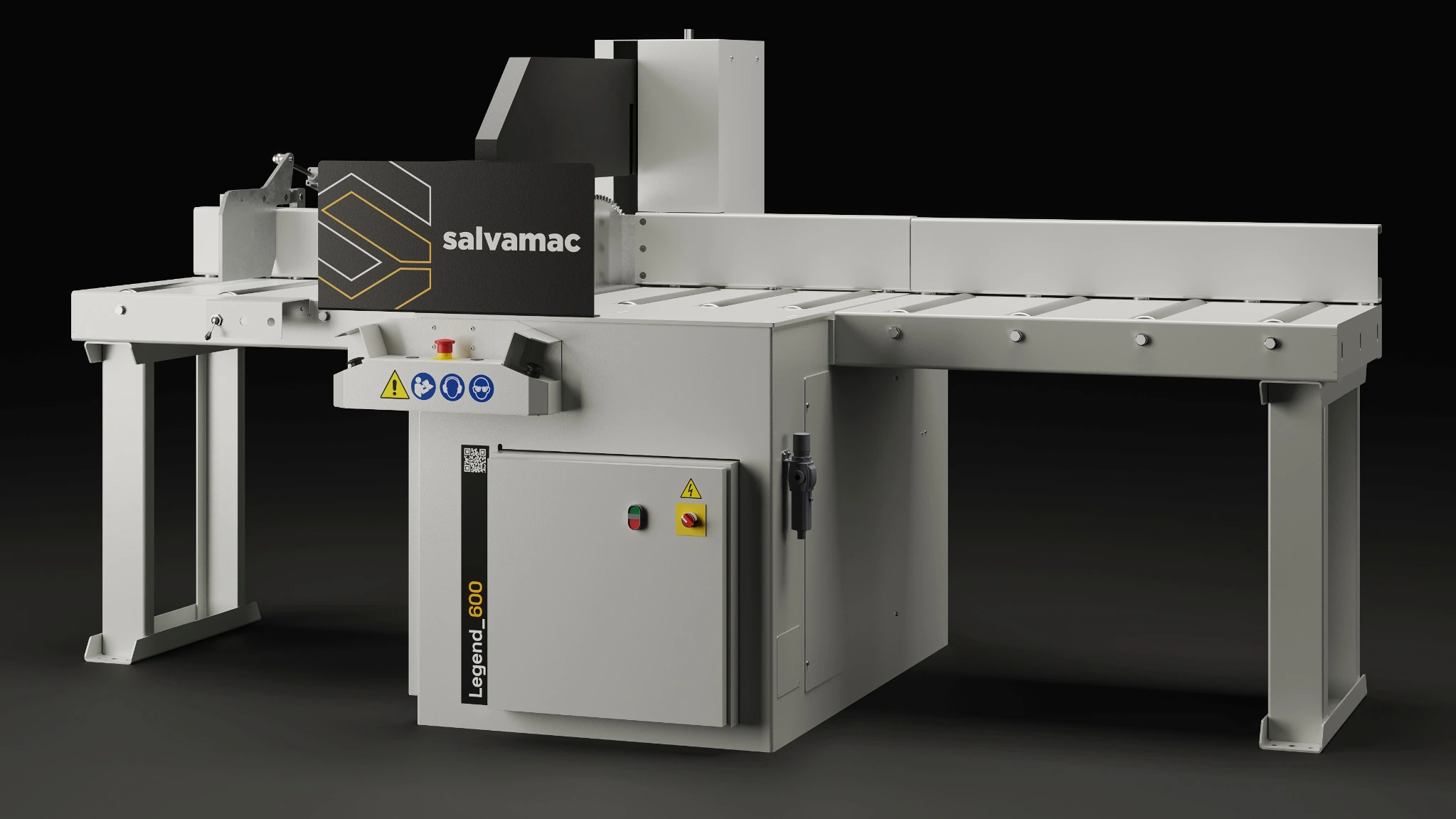 Salvamac Legend 600 semi-automatic tilting-blade crosscut saw