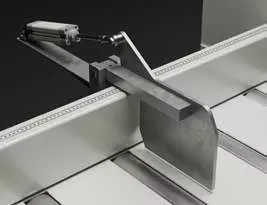 Optional pneumatic stop for Salvamac Legend support tables