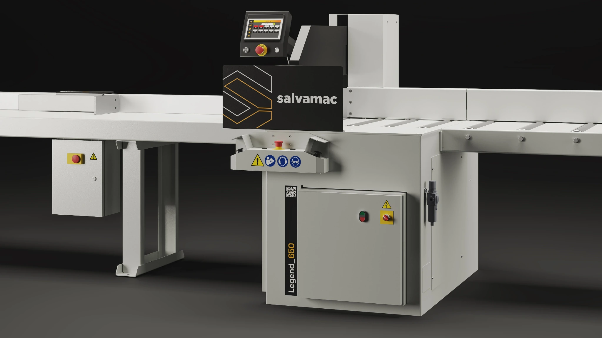 Salvamac Legend 650 semi-automatic tilting-blade crosscut saw