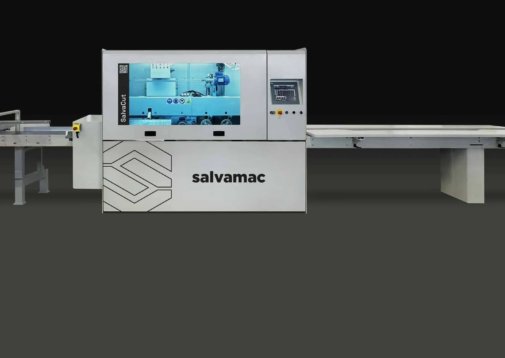 Salvamac SalvaCut 3000 high-speed optimizing crosscut saw