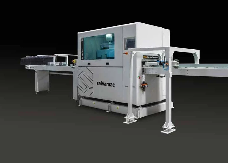 Salvamac UltraCut 7000 heavy-duty optimizer machine