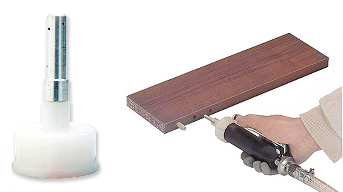 Pizzi Single Dowel Nozzle 0004 for compatible glue-application systems