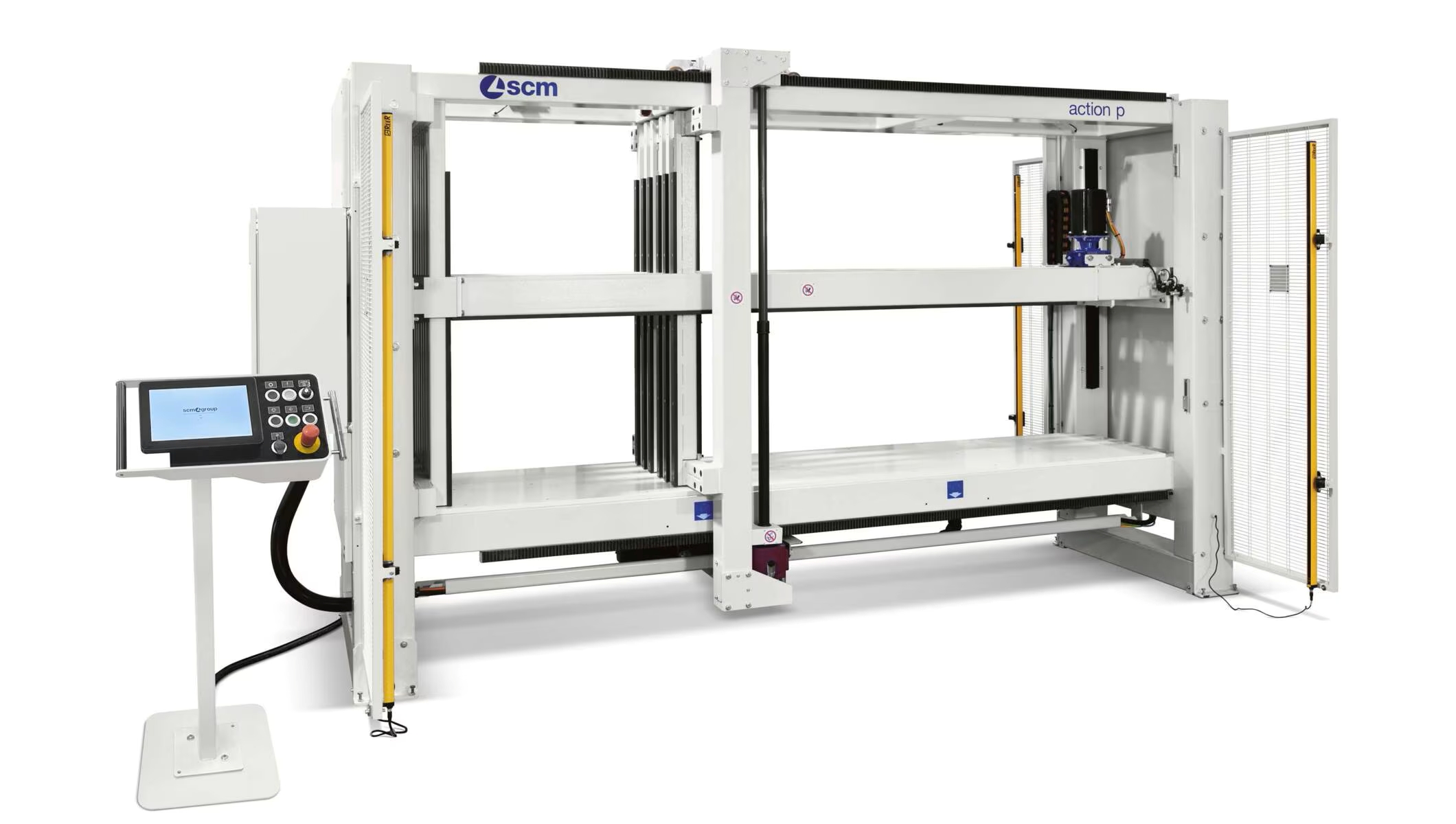 SCM Action P legacy electro-mechanical cabinet clamp presentation