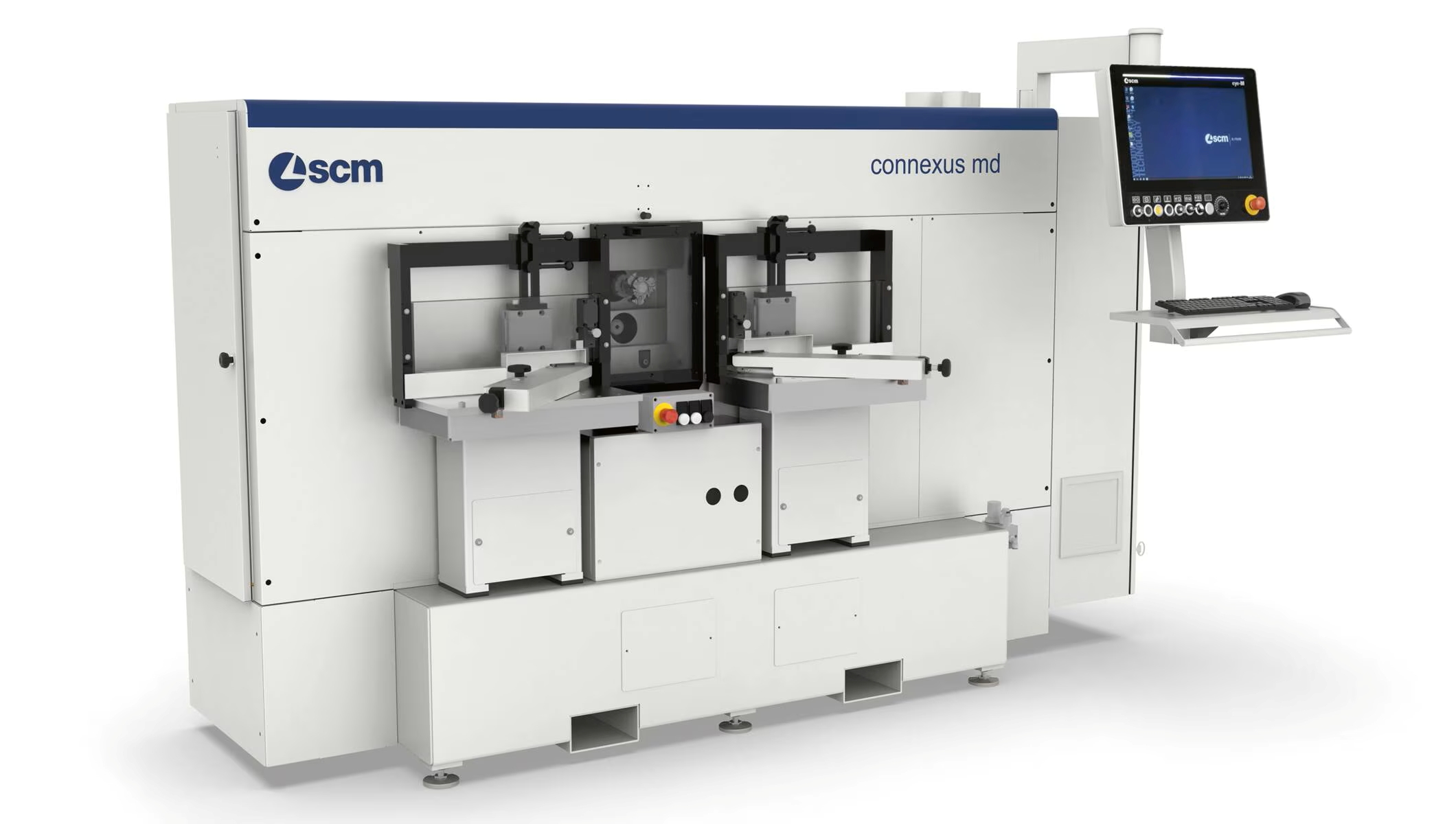 SCM Connexus MD legacy CNC miter-door tenoning-mortising machine presentation