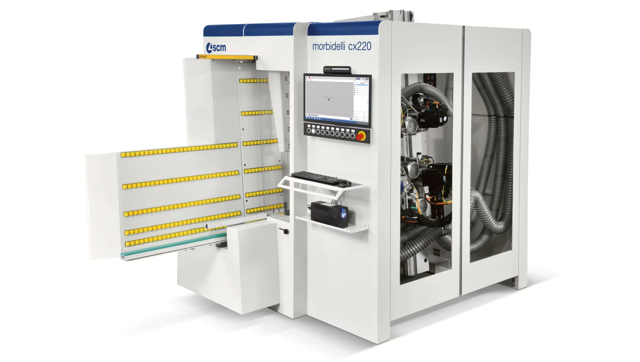 SCM Morbidelli CX boring machine visual reference