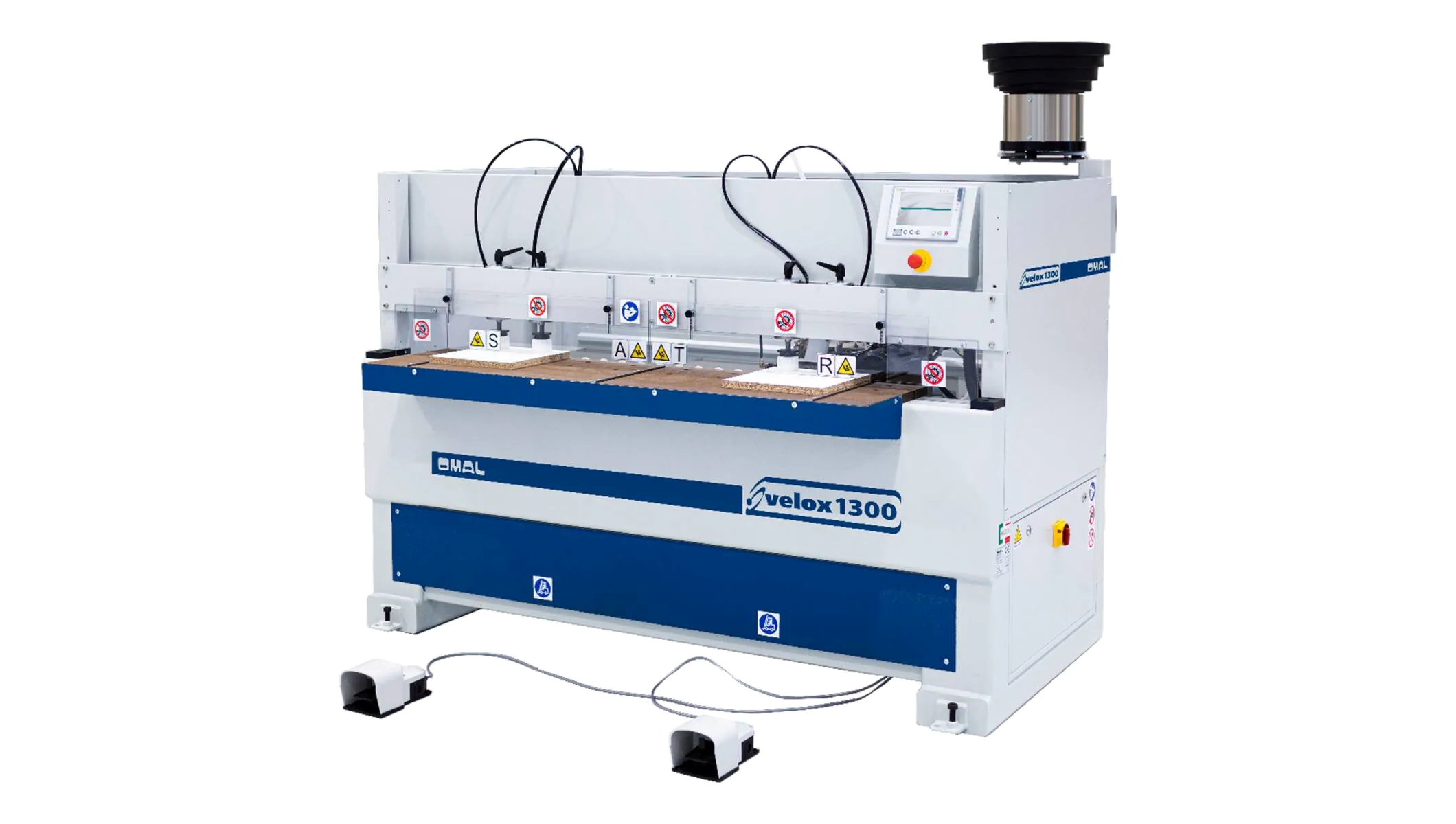 SCM OMAL Velox 1300 bore glue dowel machine