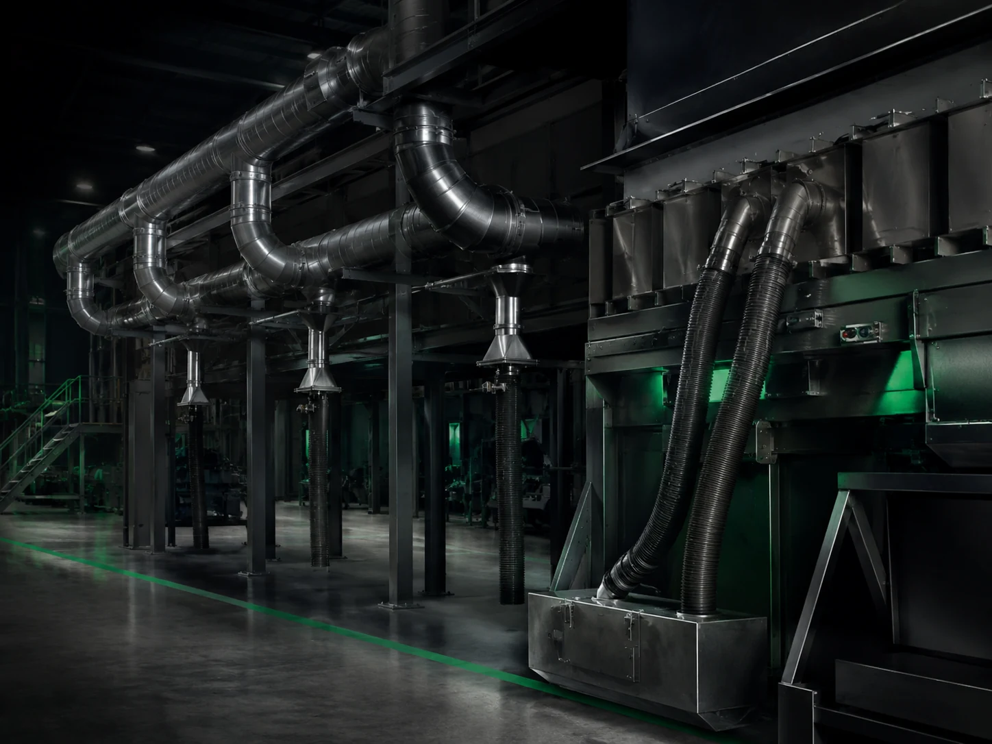 Dust collection and utility planning