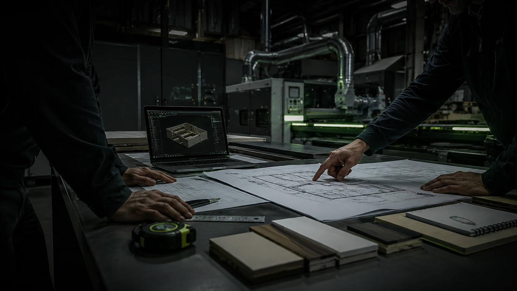 Production planning and machine quote project intake