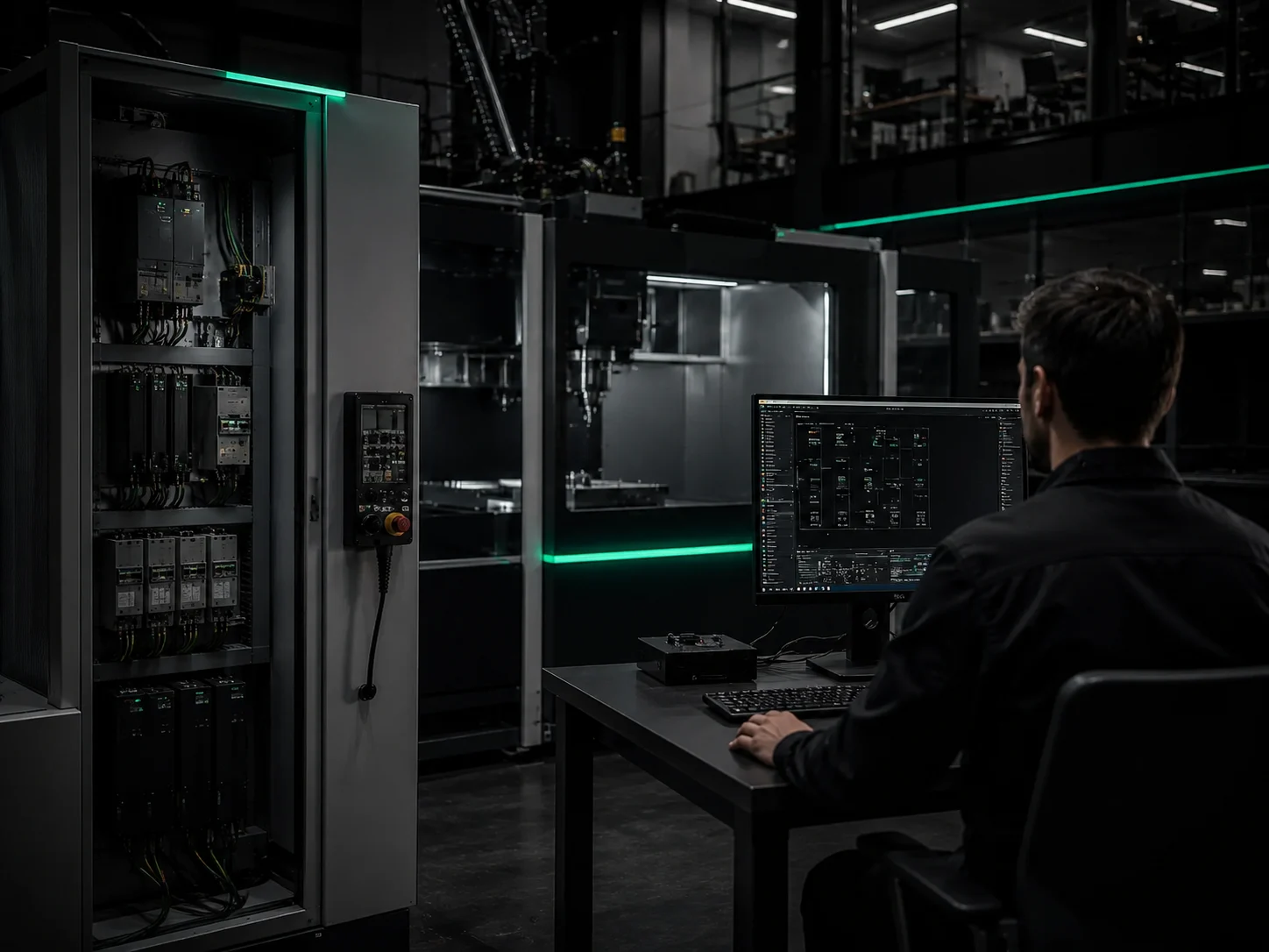 CNC software and machine-control diagnostics