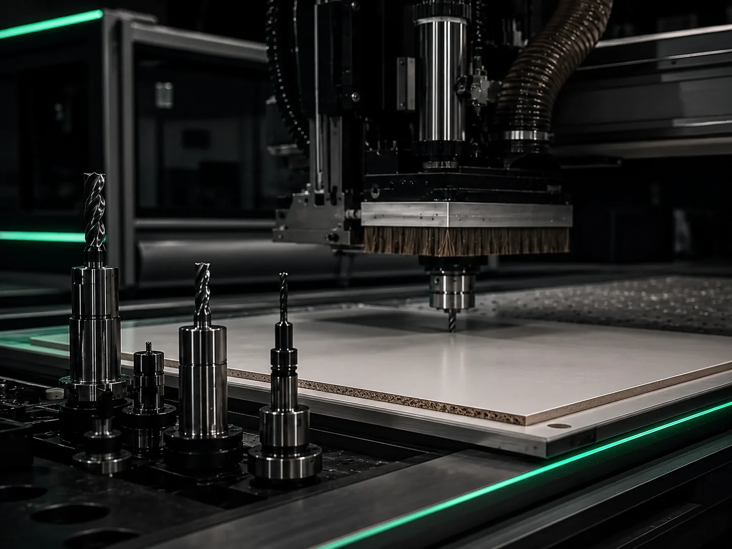 CNC tooling and panel cut-quality review