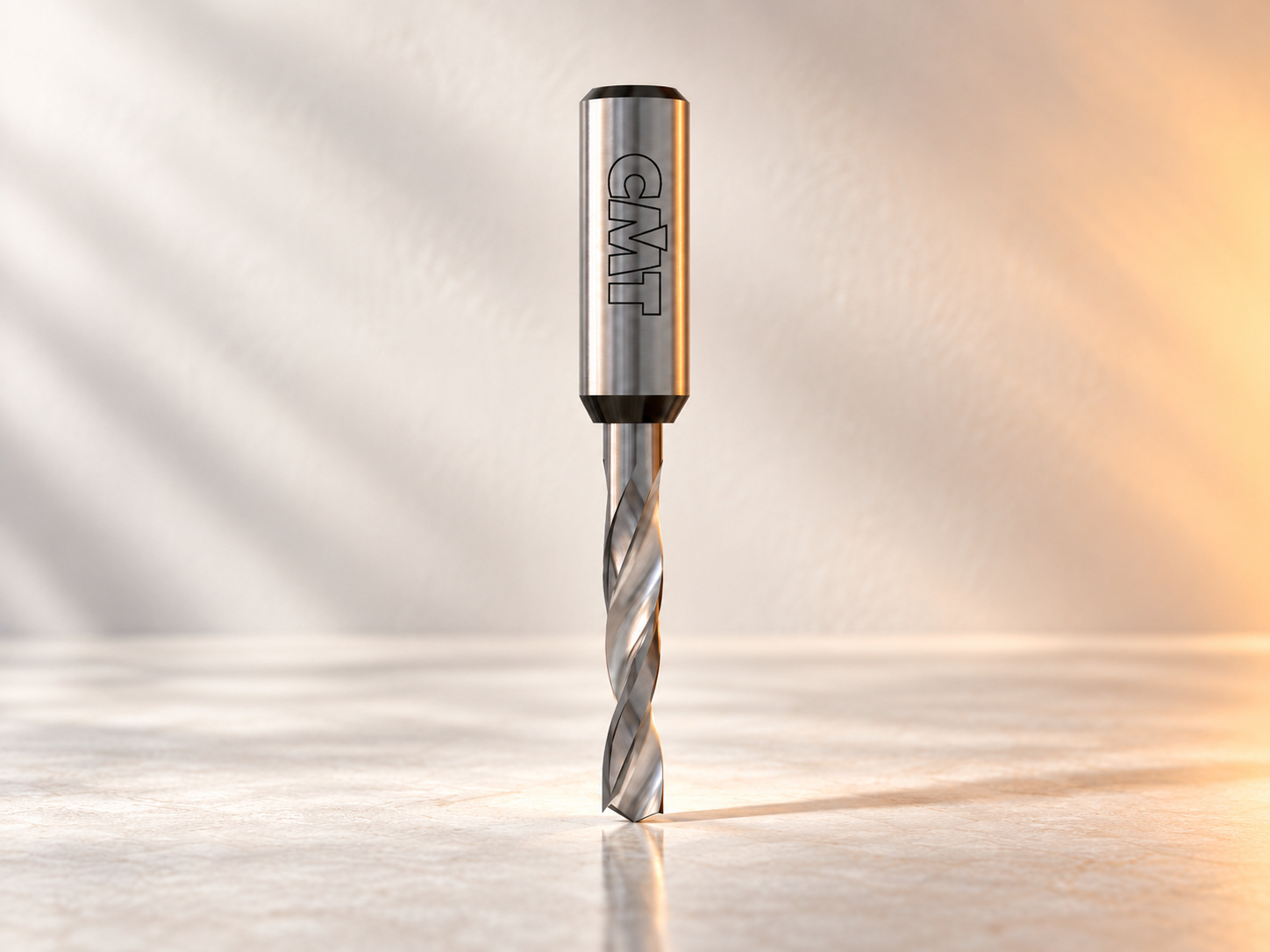 CMT Orange Tools spiral drill bit with polished cutting flutes