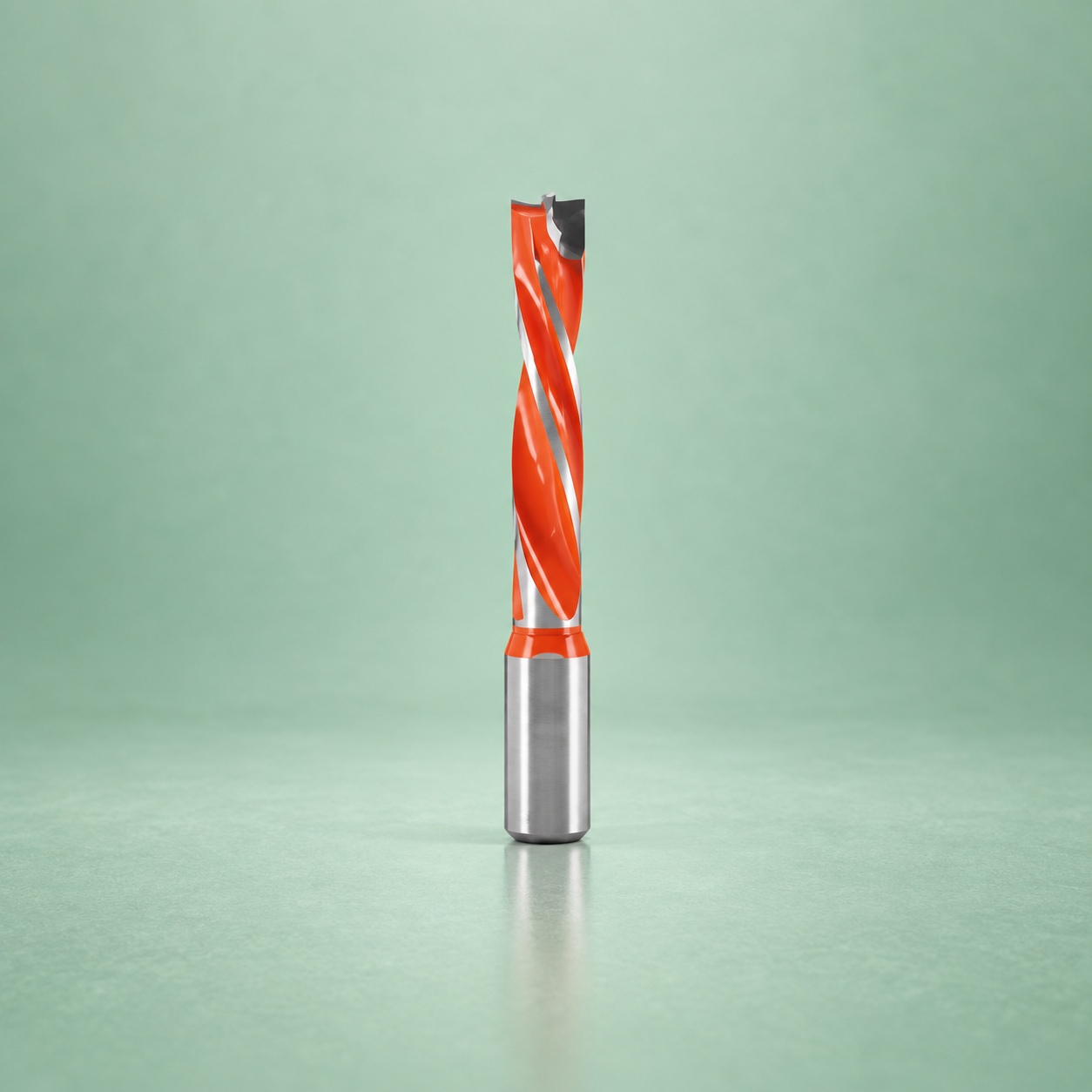 Orange spiral boring bit