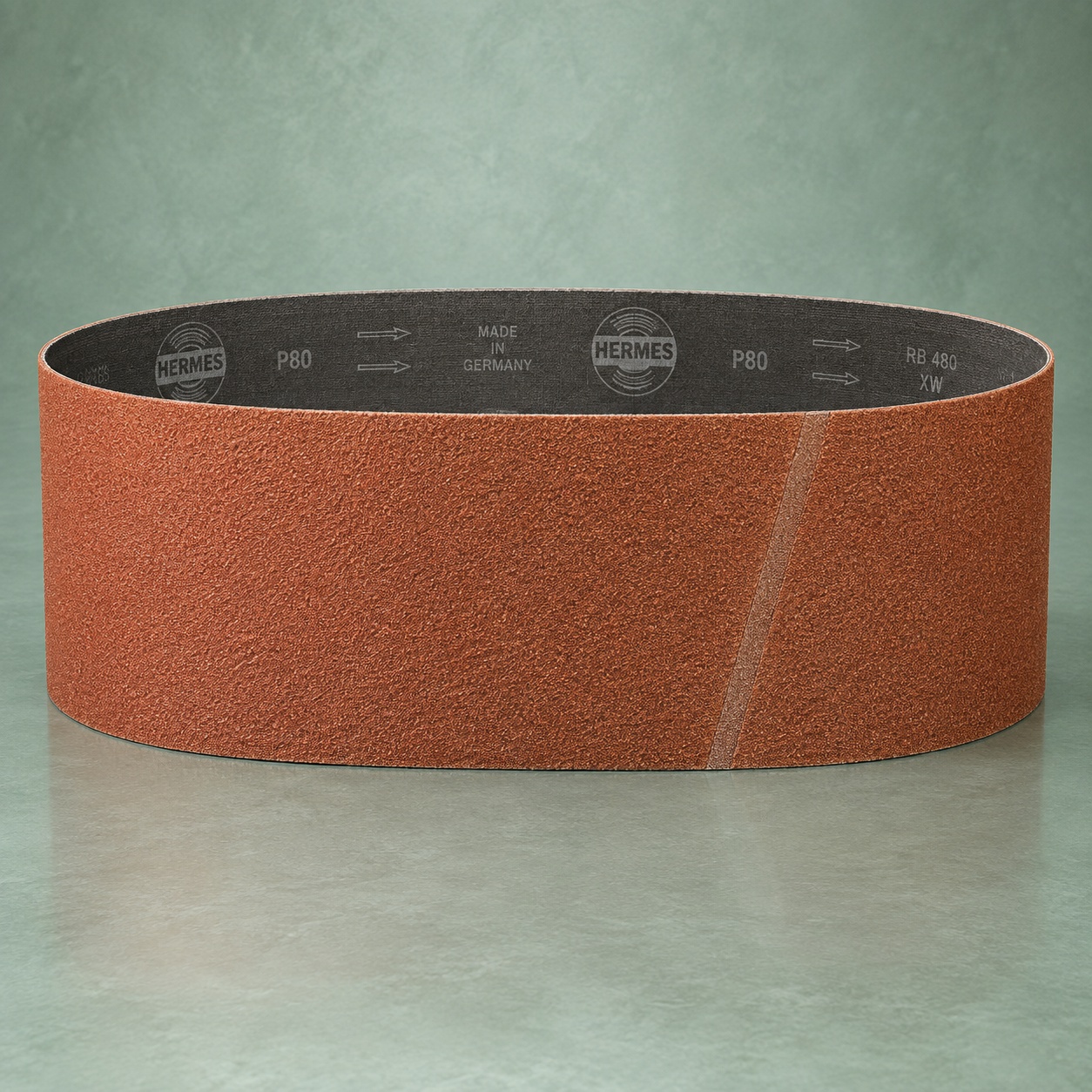 Sanding Belts — Hermes P80 wide abrasive belt