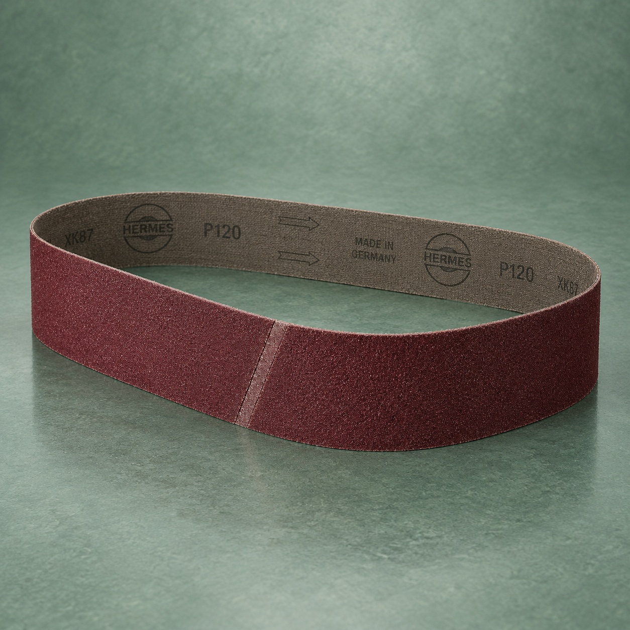 Sanding Belts — burgundy Hermes P120 abrasive belt