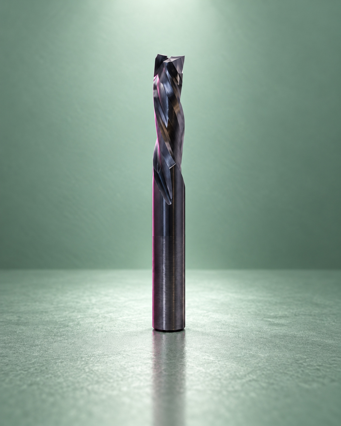 Upcut / Downcut Spirals — Horizontal Compression Router Bit