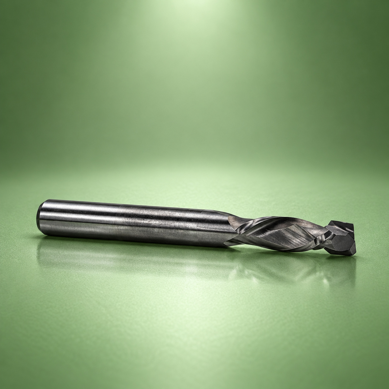 GreenCap carbide compression end mill, horizontal product photograph
