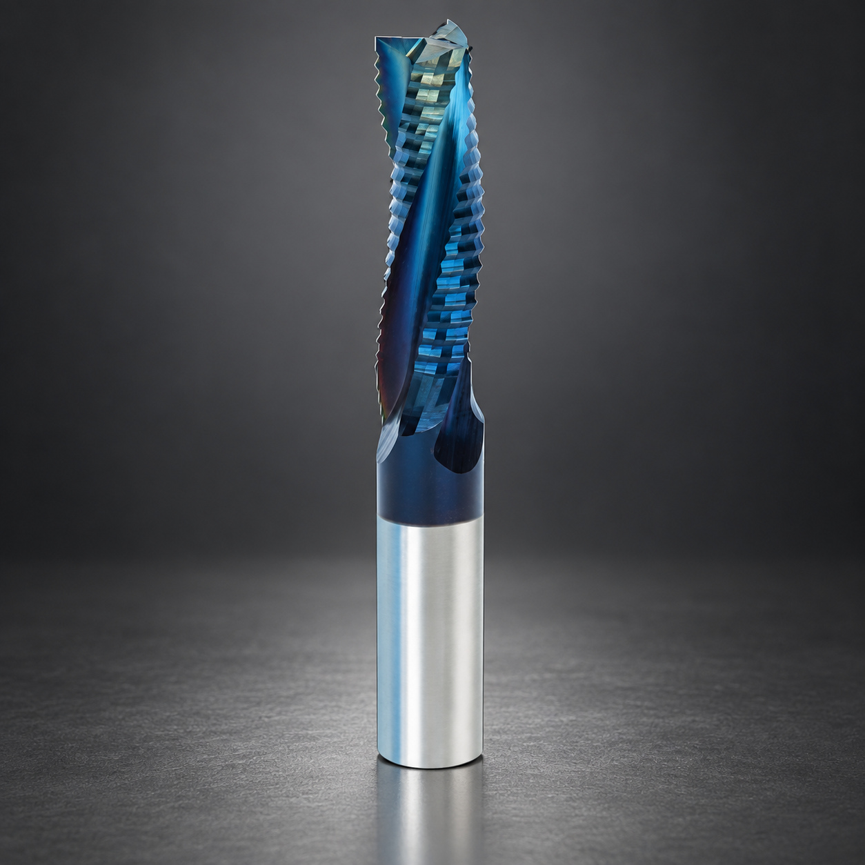 JSO blue solid carbide spiral cutter