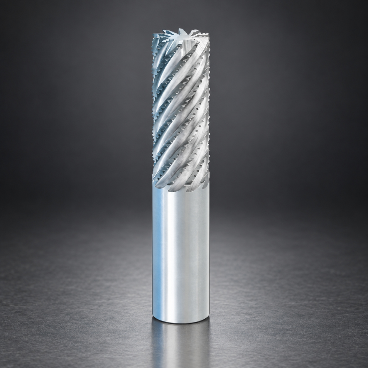 JSO solid carbide roughing spiral cutter
